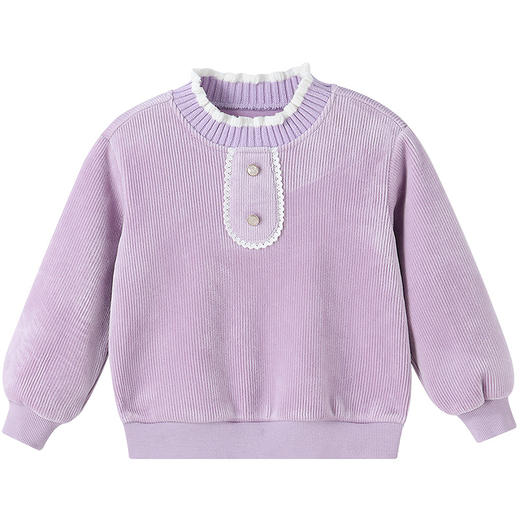 【实体店同款】女童圆领长袖卫衣冬季新款安奈儿童装XG541052 商品图5