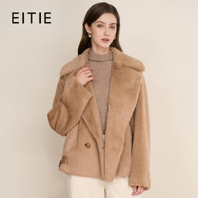 EITIE爱特爱短款时尚精致保暖皮衣8093717