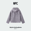 NPC潮牌【青花鹤福】系列连帽拉链夹克男短款落肩廓形NP59TJ15 商品缩略图1