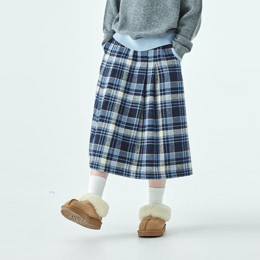 棵初学院风格子半裙807K258066CD 商品图2