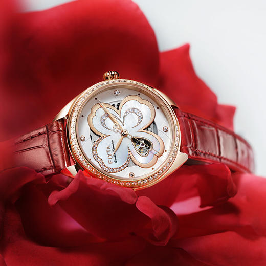 飞亚达四叶草系列机械女表LA862031.PWRD 商品图5