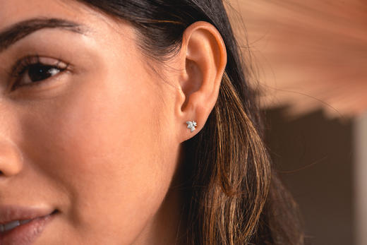 SINGAPORE SILVER Earrings 耳钉 商品图1