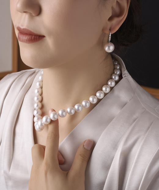 伽罗 JALO 11.5-13mm爱迪生高等级淡水珍珠项链 商品图2