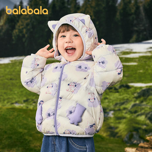巴拉巴拉儿童羽绒服男女宝宝三防外套2025新款冬装萌 商品图1