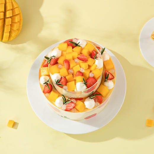 【双层杨枝甘露舞曲】升级版经典爆款港式甜品杨枝甘露蛋糕，超清爽的杨枝甘露风味！超Q弹的椰肉爆爆珠！一口清爽怡人，酸甜解腻（广州幸福西饼） 商品图1