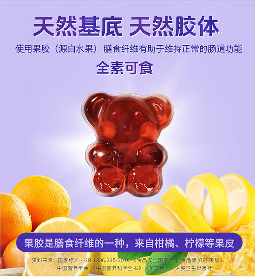 【苏慈良剂】益生菌蓝莓叶黄素软糖240g(24g*10袋) 商品图5