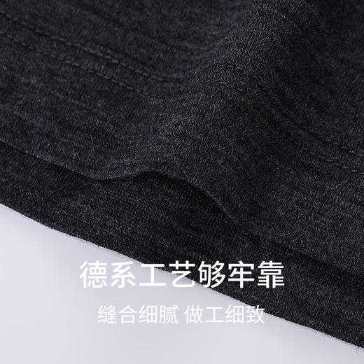 【可机洗美丽诺羊毛】SCHIESSER德国舒雅男士100%美丽诺丝光高支精纺羊毛保暖套装35/26148W 商品图5