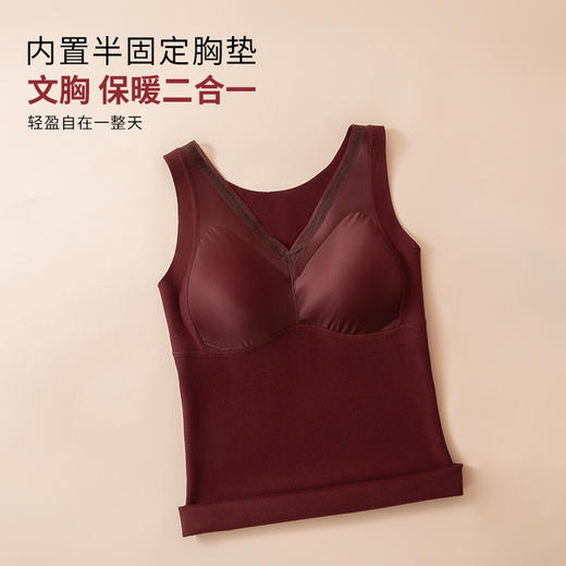 【利蜂鎏金奢暖莱赛尔羊毛背心】贴身背心 暖却不臃肿 保暖 舒适 蓄热 多效合一 商品图3