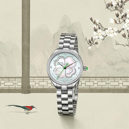 【新品尝鲜】飞亚达四叶草系列石英女表L862035.WNWD 商品图5