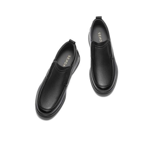 【云粉节】BF楼森达休闲皮鞋2025冬季新款舒适软面羊皮一脚蹬圆头皮鞋1ZD02吊牌价1099活动价599 商品图2