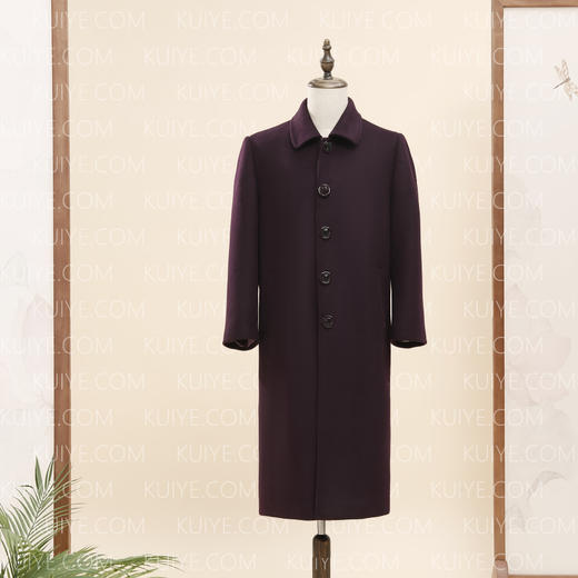 【福天华】高品质寿服毛粘女大衣（紫红、紫色）百年工艺传统寿衣 商品图0