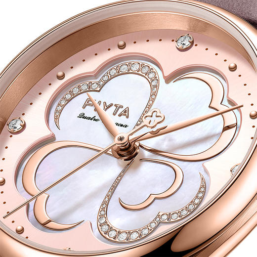 【新品尝鲜】飞亚达四叶草系列石英女表L862035.PFK 商品图3