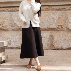 Colnstela强缩羊毛半身裙/针织裤|上身秒显腿长，舒适好穿不挑人