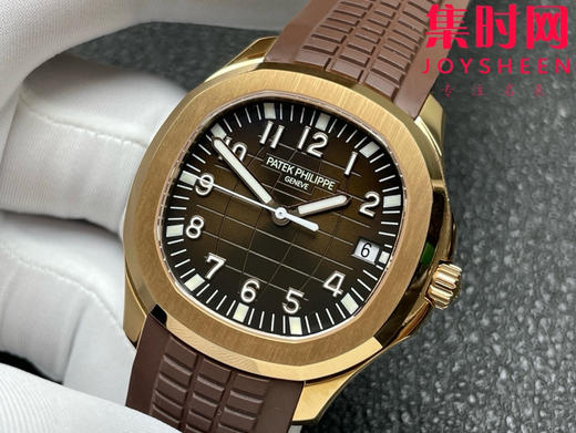 BBF百达翡丽AQUANAUT系列5167R 手雷系列 玫金棕盘 金手雷 丹东324一体机 男士腕表 表径40mm 商品图3