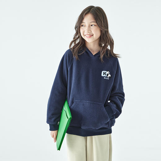 棵初摇粒绒连帽卫衣878K258054CD 商品图4