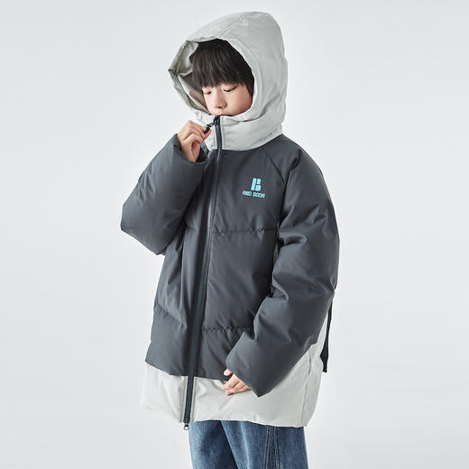 蓝汽水中长羽绒服862B258041JX 商品图2