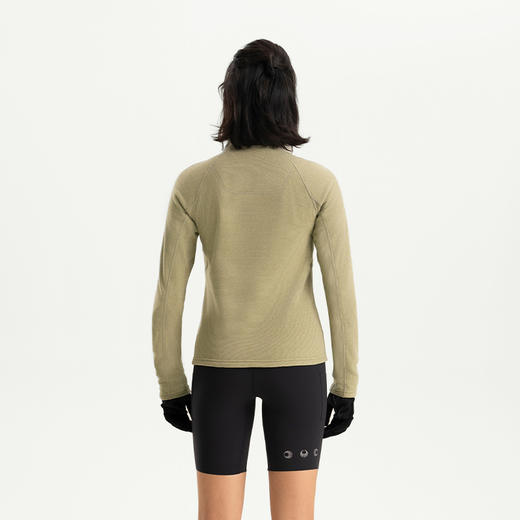 优极UG 男女款双面绒保暖半开拉链长袖衫 商品图2