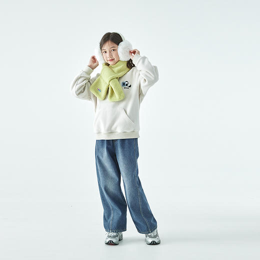 棵初摇粒绒连帽卫衣878K258054CD 商品图7