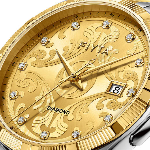 飞亚达祈福系列对表“万代呈祥”自动机械腕表GA888001.TGT 商品图5