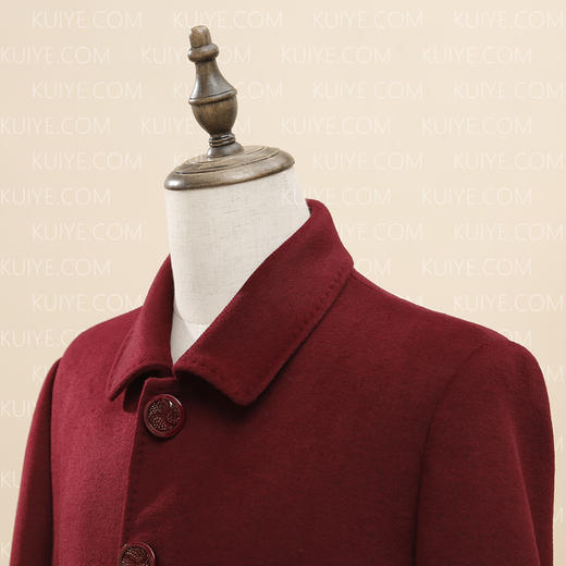 【福天华】高品质寿服毛粘女大衣（紫红、紫色）百年工艺传统寿衣 商品图7