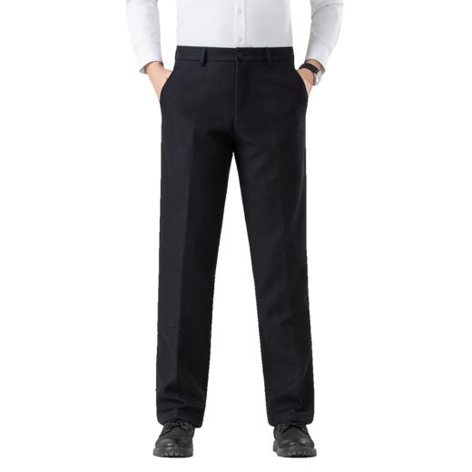 【暖心系列】罗蒙加绒休闲裤男士爸爸裤保暖舒适内里加绒宽松版型抗皱耐磨直筒长裤 商品图5