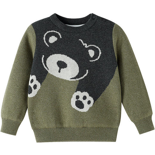 【实体店同款】男童圆领针织上衣冬季新款安奈儿童装XB544023 商品图6