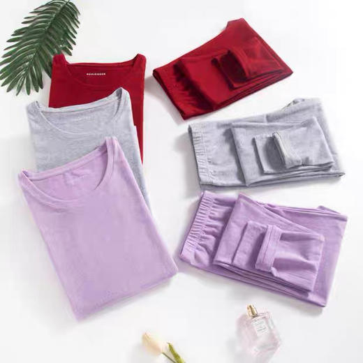 【新疆长绒棉】SCHIESSER德国舒雅女士保暖衣棉氨92.7%棉+7.3%氨纶保暖套装190g尺码S-XXL 60/17944W 商品图3