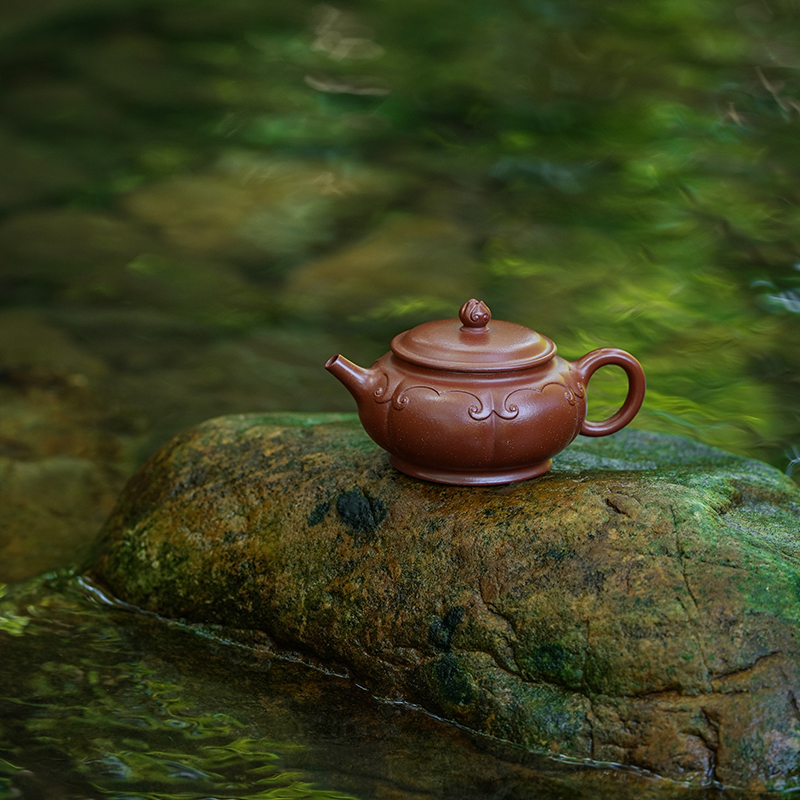 龙德堂陶艺 汤宣武制《穹庐》原矿大红袍 190cc 库存请咨询客服