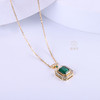 【矜贵一生】祖母绿镶钻项链  CB12505051 商品缩略图0