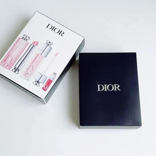 【保税仓美妆】Dior迪奥唇部护理三件套正装变色唇膏001 3.2g+正装丰唇蜜001 6ml+小样丰唇蜜2ml#038 义乌保税仓直发 商品图4