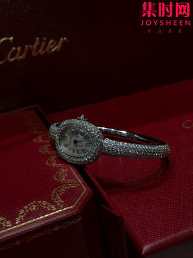 卡地亚新款浴缸系列 浴缸满天星v2版 全镶莫桑钻石 女士腕表