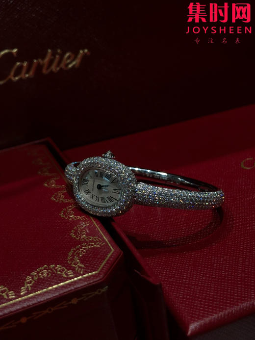 卡地亚新款浴缸系列 浴缸满天星v2版 全镶莫桑钻石 女士腕表 商品图0