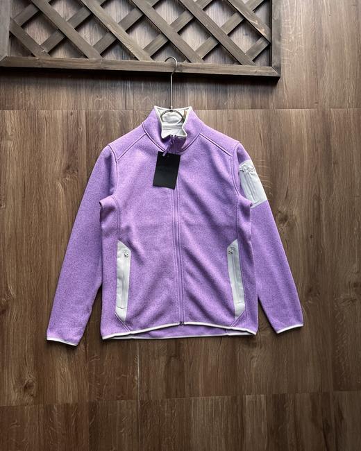 玛卡龙配色刺绣版本ARC’TERYX系列立领开衫轻量抓绒外套，针织衫毛衣夹克外套 商品图2