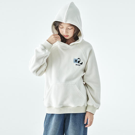 棵初摇粒绒连帽卫衣878K258054CD 商品图5