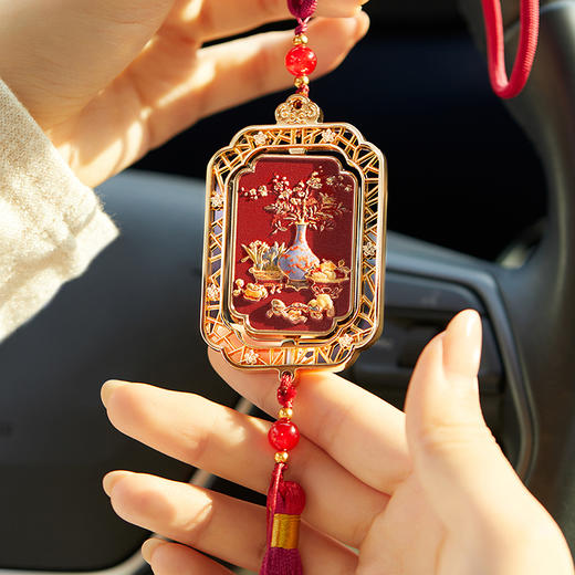 【故宫香氛】岁朝佳兆平安车载香薰挂件博物馆文创车挂新年生日礼物 商品图3