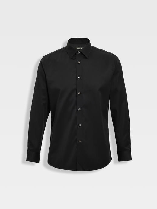 callisto白色高支长绒棉衬衫意式领衬衫 商品图5