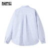 NPC潮牌胸前whatever字母小蜜蜂刺绣绗棉衬衫棉服NP29PJ07 商品缩略图2