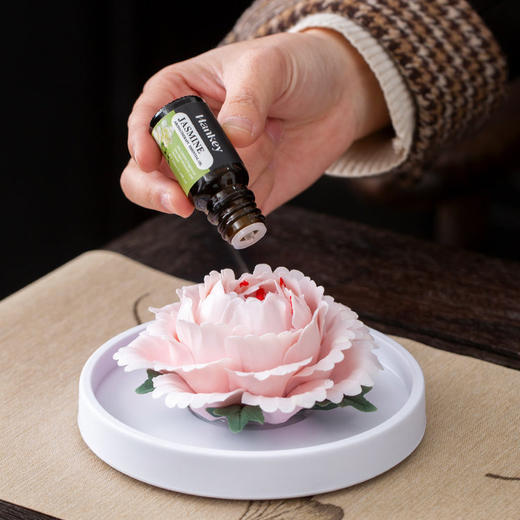 铭记瓷艺 非遗手捏玫瑰瓷花香薰礼盒装 小苍兰/檀香/茉莉 多场景使用 赠伴侣 商品图9