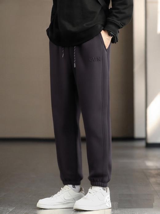 佐丹奴男装商场同款绒底针织裤01114144 商品图0