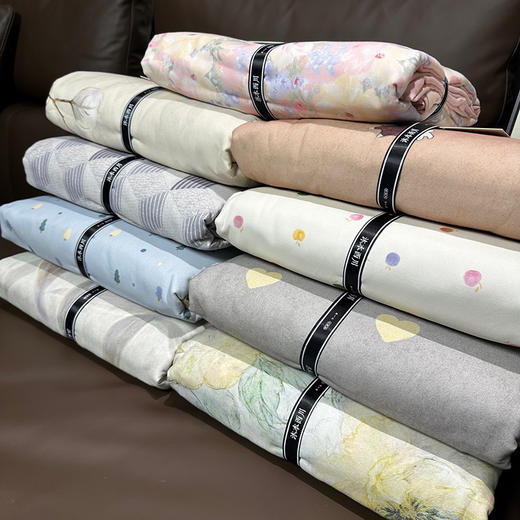 出日沐本の+~！双层礼盒！母婴A类纯棉印花磨毛床上四件套 冬季裸睡神器 商品图12