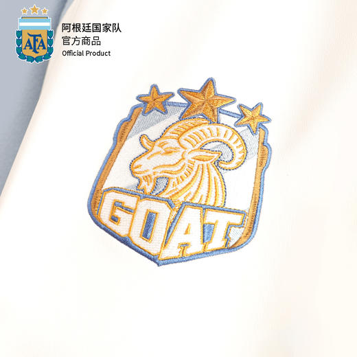 【官方正版】阿根廷国家队 | 秋季新款蓝白印号棒球服休闲外套 商品图4