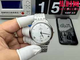 VS欧米茄 第三代碟飞系列 第三代蝶飞 白盘黑针 男士腕表
机芯：搭载VS定制Cal.8800一体