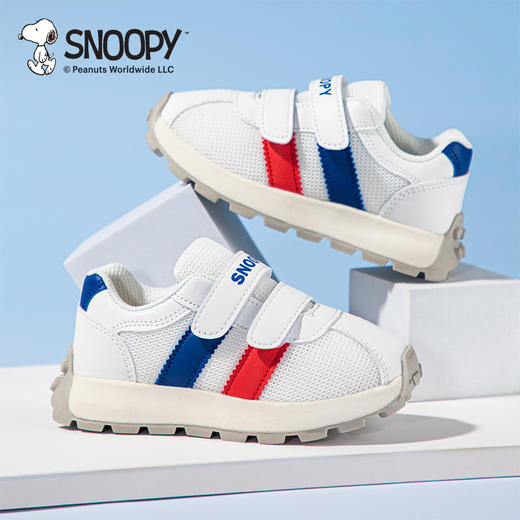 SNOOPY史努比童鞋网面透气儿童运动鞋春秋男女童防滑跑步鞋宝宝休闲鞋子24-35 商品图0