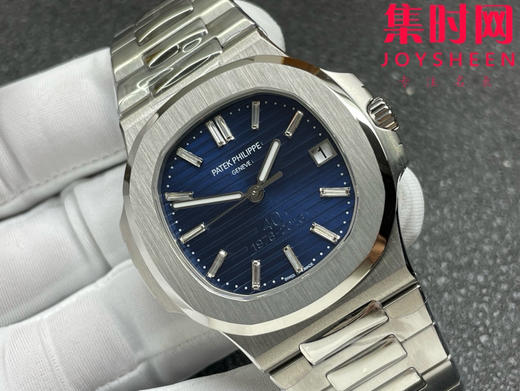 BBF百达翡丽鹦鹉螺系列 鹦鹉螺5711 蓝盘T钻 四十周年纪念款 丹东324一体机 男士腕表 表径40mm 商品图1