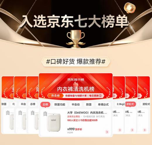 大宇洗衣机（洗脱烘一体）FM02 商品图1