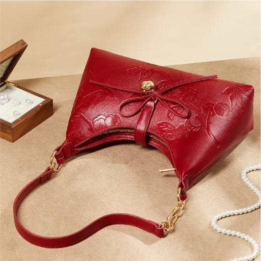 【故宫包袋】故宫喜柿包婚包博物馆文创新婚结婚订婚礼物送新人新娘 商品图2