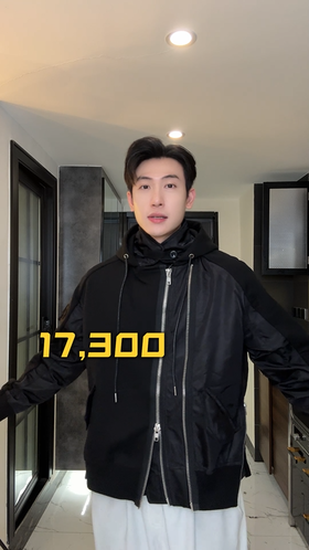 SDSA男士秋冬新款痞帅男装小众拼接多拉链立领连帽夹克外套简约潮