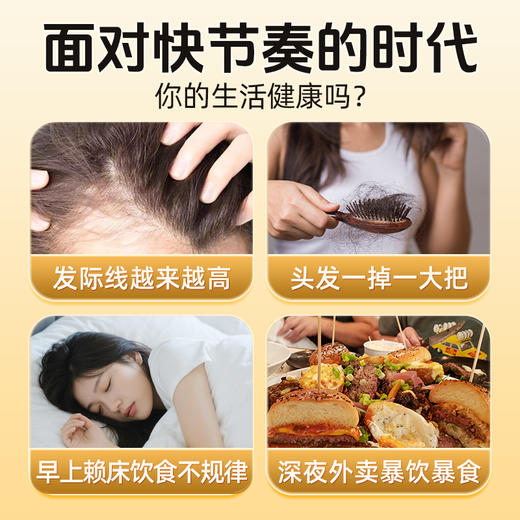 仲景阿胶五黑粉代餐早晚餐冲饮黑芝麻黑枸杞黑桑葚黑豆 商品图4