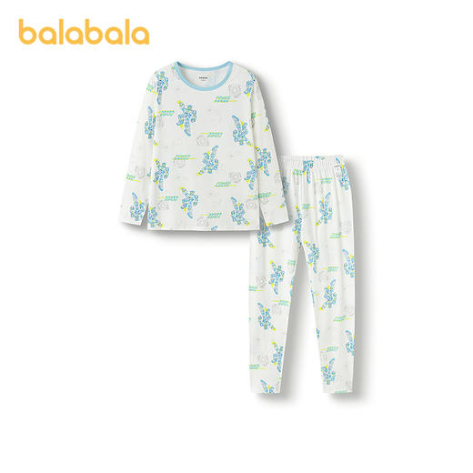 巴拉巴拉男童内衣套装儿童2件套新款童装2025冬撞色 商品图4