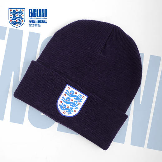 【官方正版】英格兰国家队 | 队徽毛线帽秋冬保暖百搭冷帽 商品图2